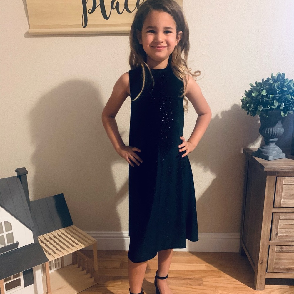 Black sparkle dress!